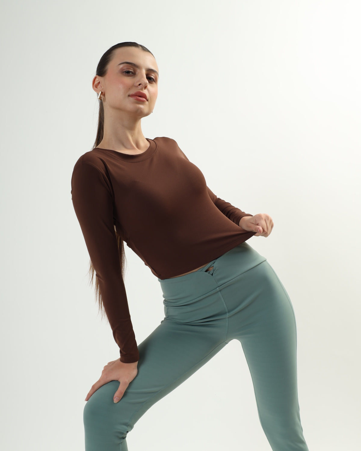 Original Swoosh Padded Knot Blot Flex Top (BR) | Open Back | Softretch®