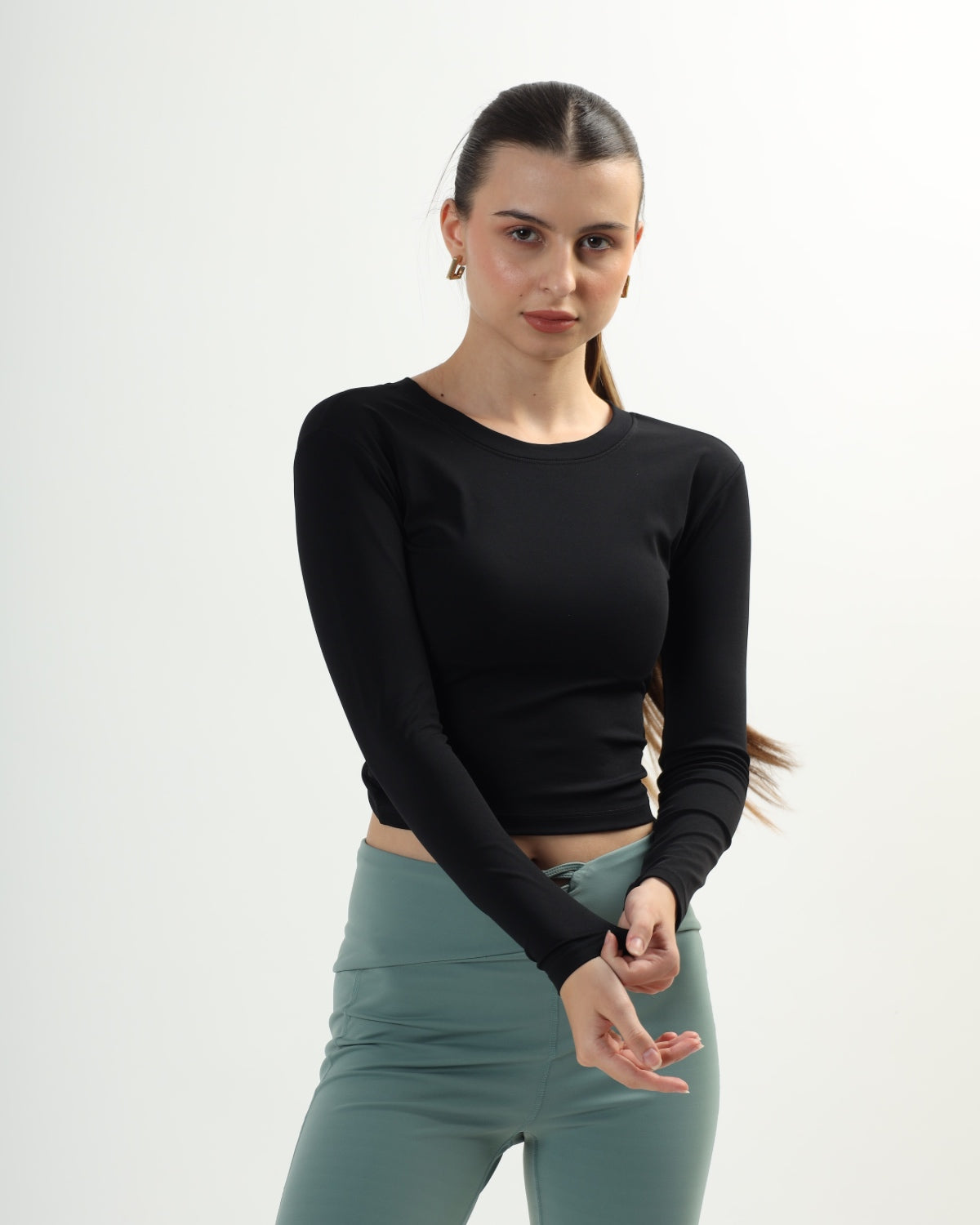 Original Swoosh Padded Knot Blot Flex Top (B) | Open Back | Softretch®