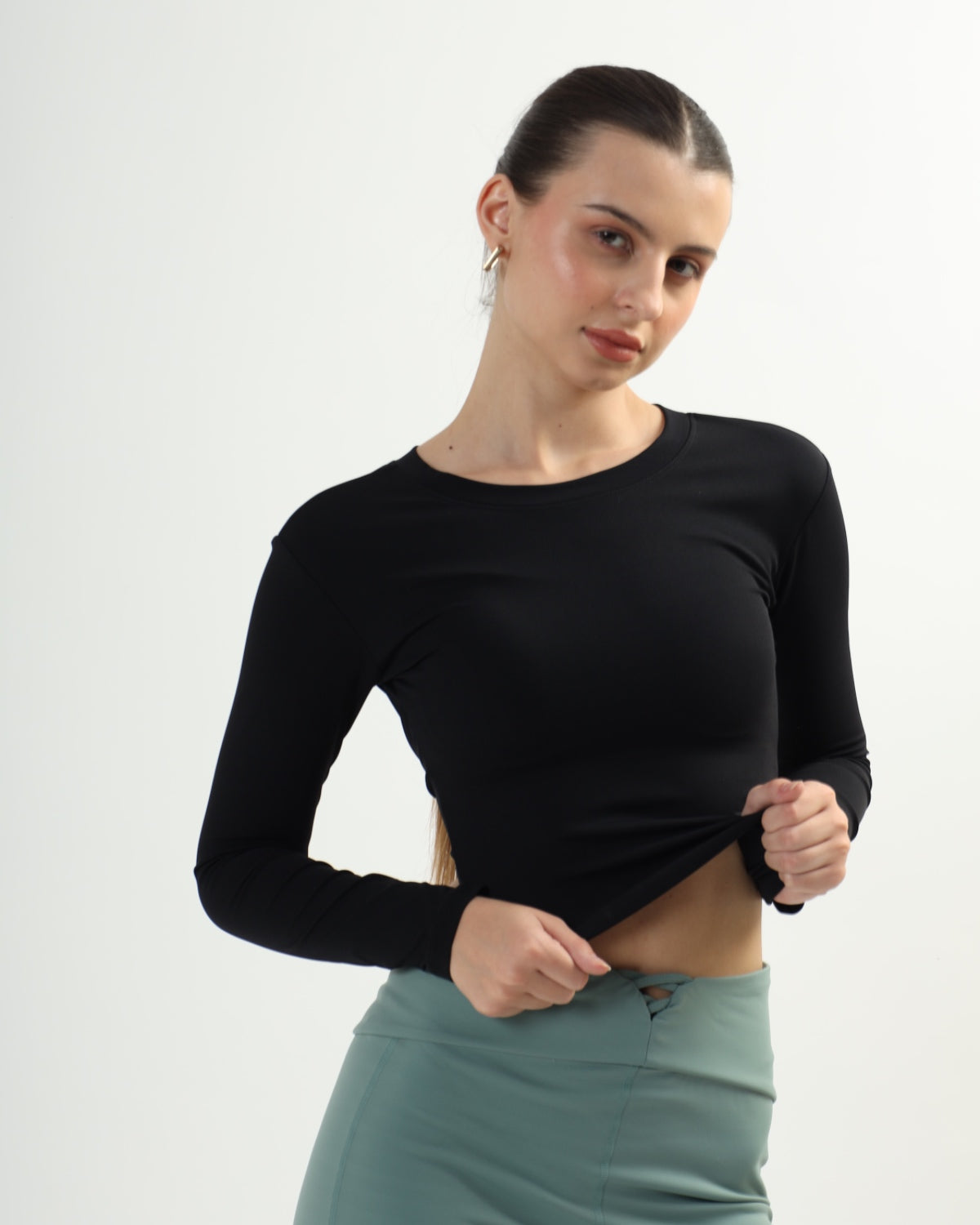 Original Swoosh Padded Knot Blot Flex Top (B) | Open Back | Softretch®