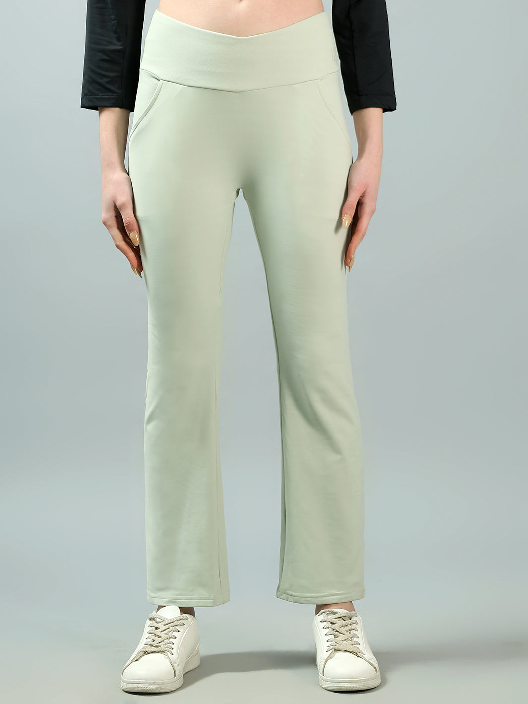 Swoosh Boot Cut Flair Pants (NV) | Original Softretch®