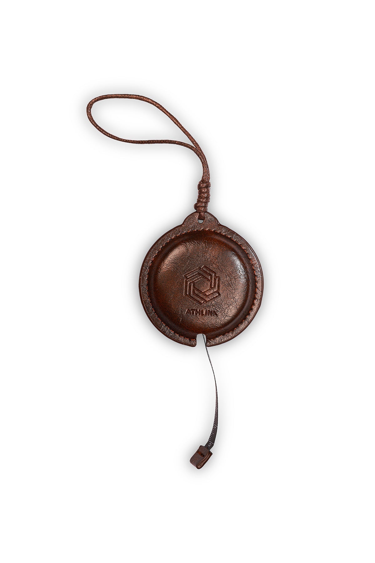 Premium Leather Coated Measuring Tape for Body Measurements – Auto Lock, Retractable, 150 cm / 60 (olive))