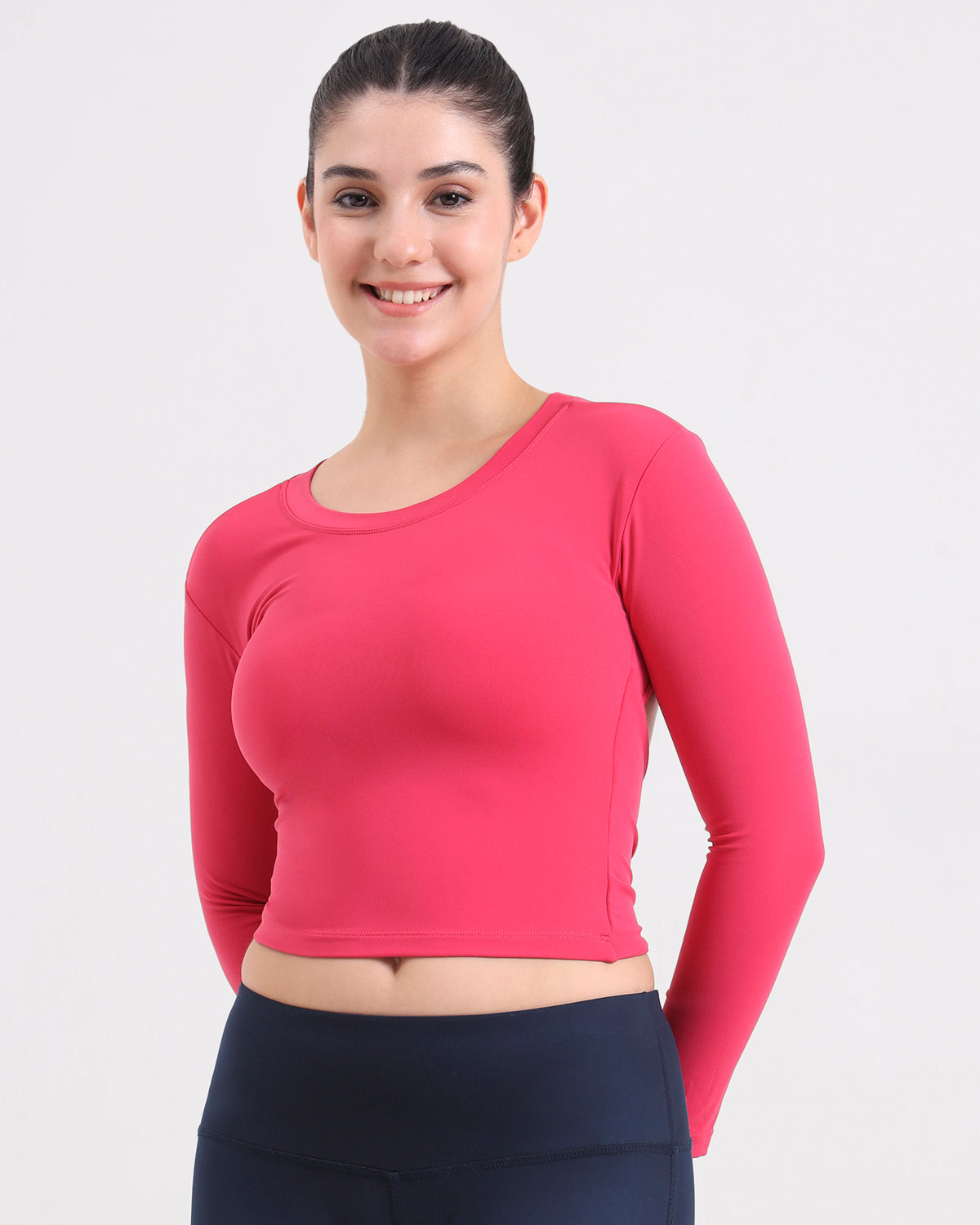 Original Swoosh Padded Knot Blot Flex Top (P) | Open Back | Softretch®