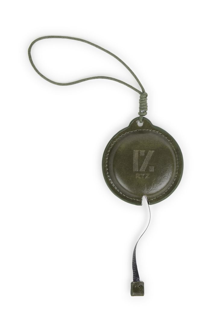 Premium Leather Coated Measuring Tape for Body Measurements – Auto Lock, Retractable, 150 cm / 60 (BROWN)