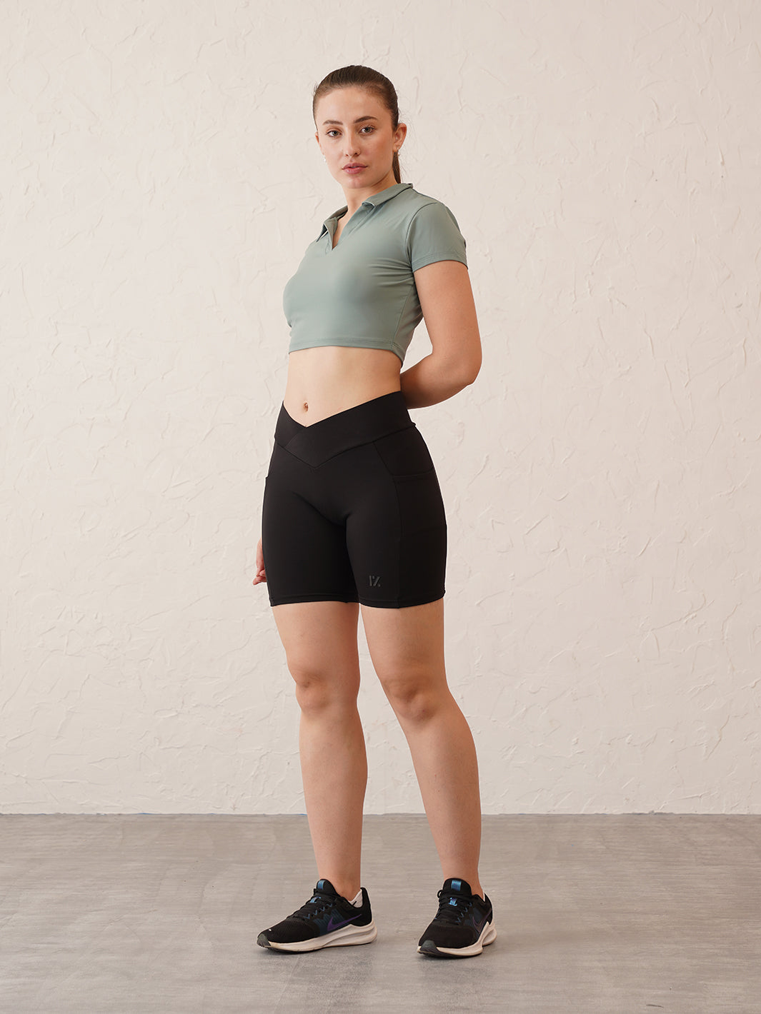 CORE Collar Crop Polo Top | Original Softretch®