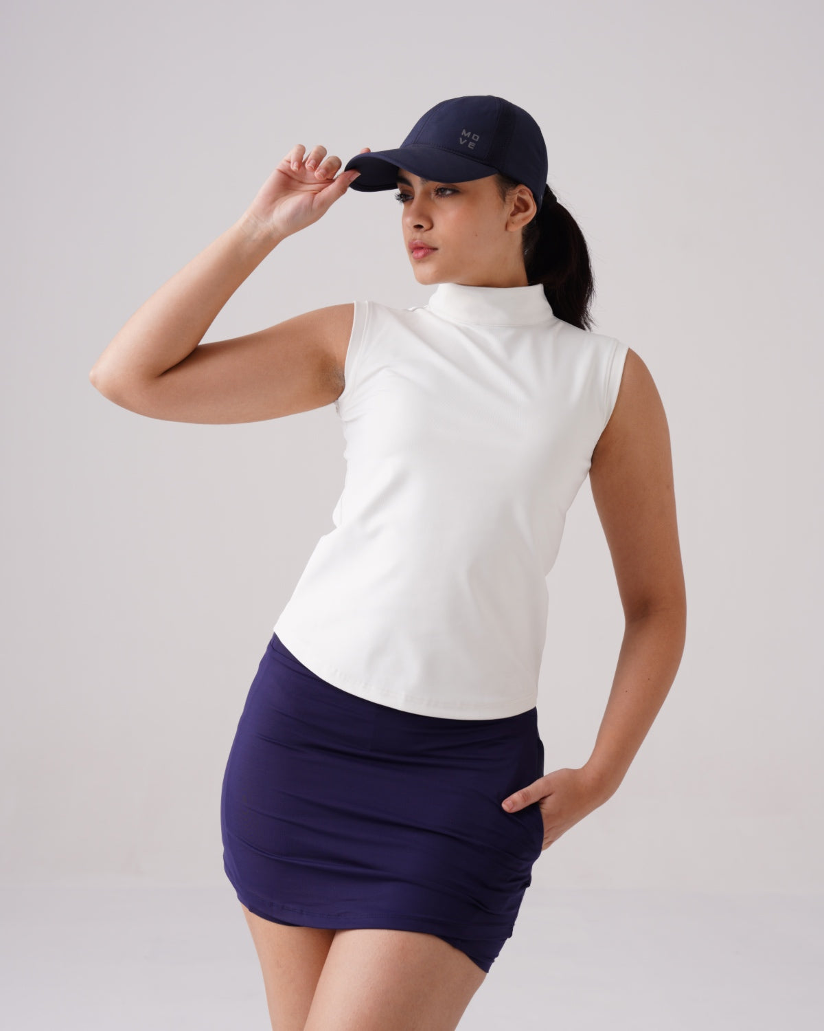 Softretch High-Neck Core Tank (W) | Original Softretch®