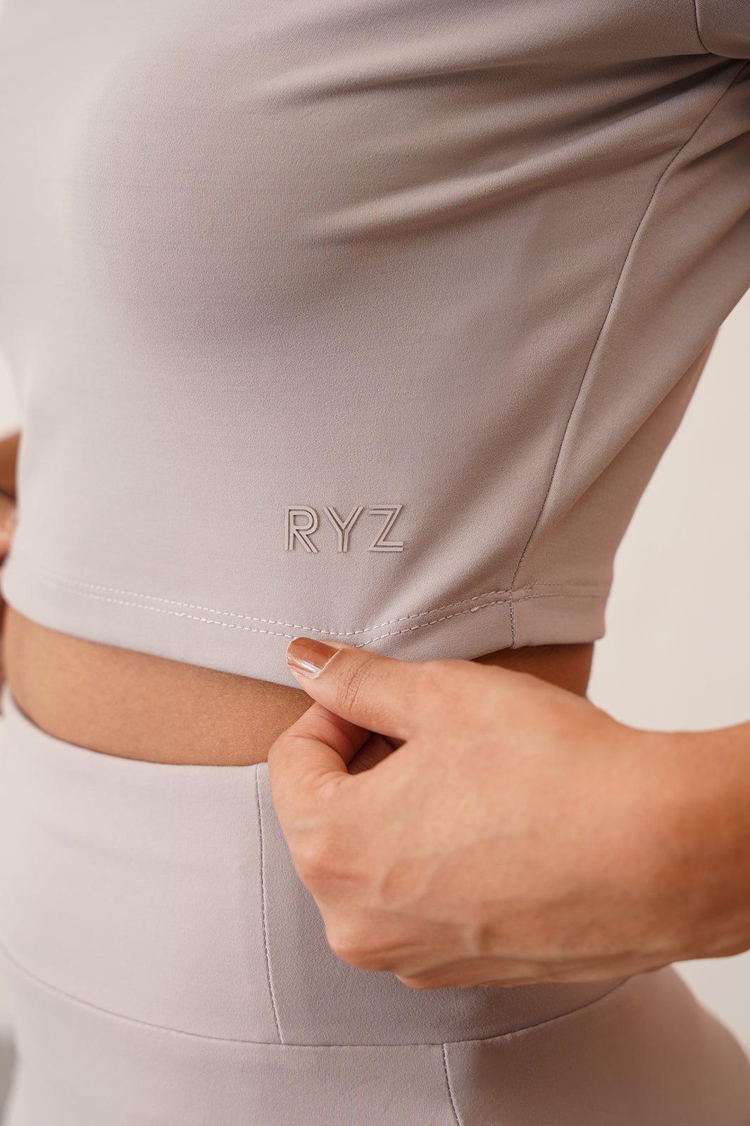 CORE Collar Crop Polo Top (N) | Original Softretch®