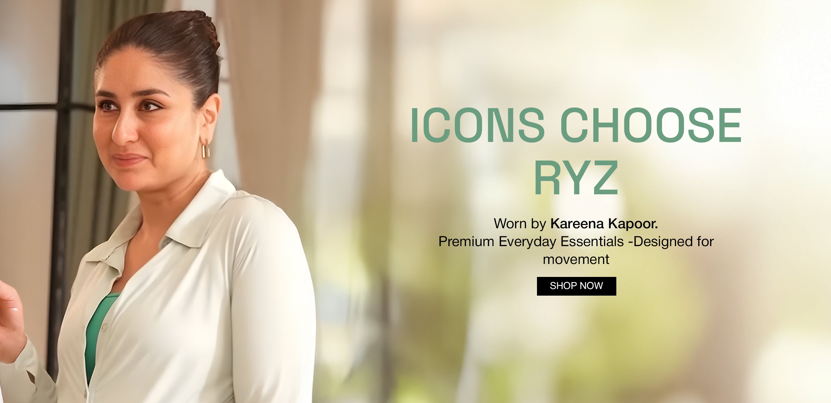 Kareena Kapoor Khan wearing RYZ Softretch® active fashion – India's premium activewear