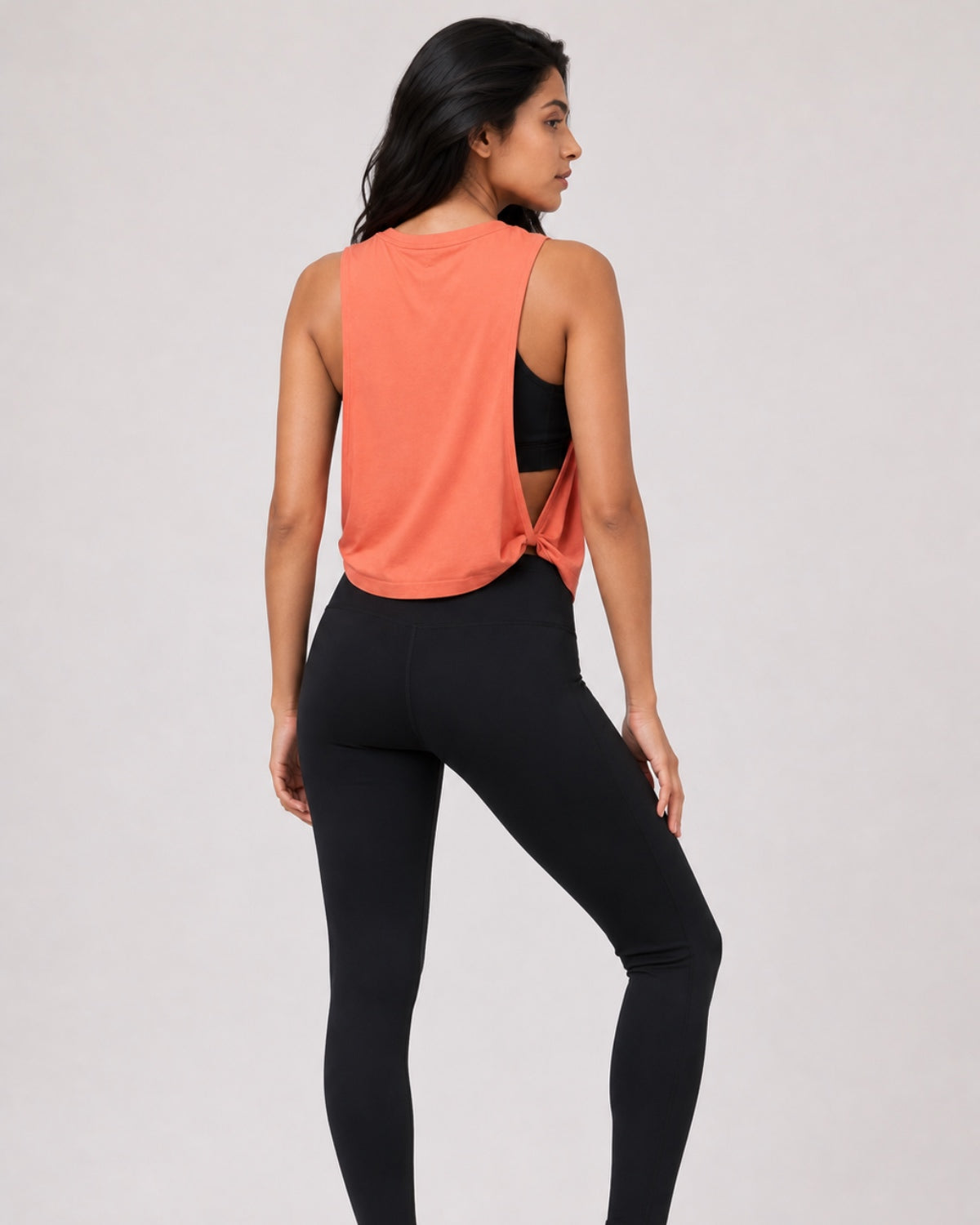Original Core Layer Tank top | Softretch® (Coral Orange)