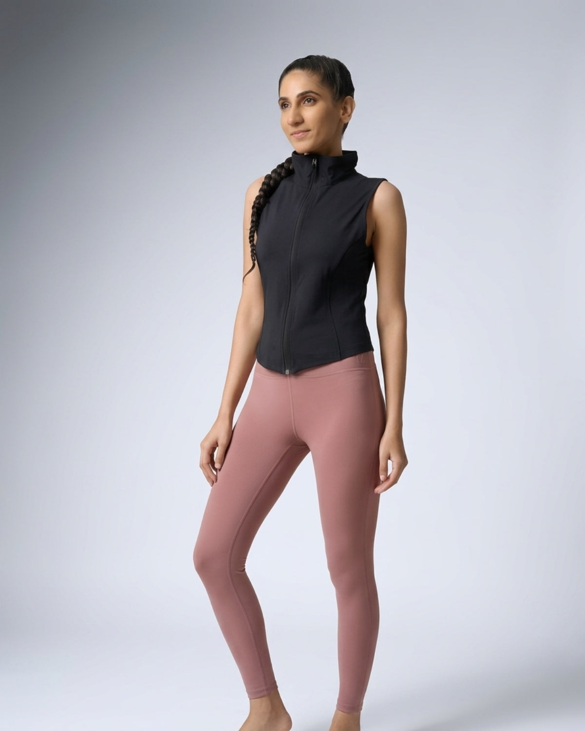Original Core Sleeveless Jacket (B) | Softretch® Black