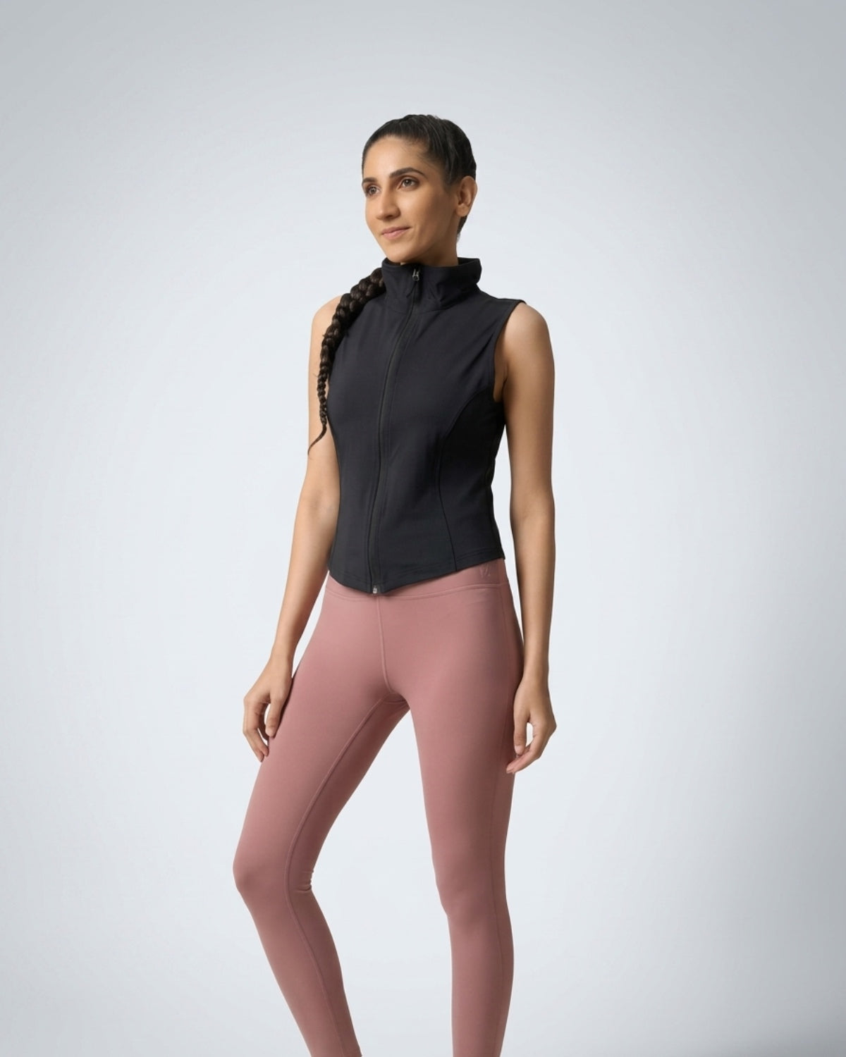 Original Core Sleeveless Jacket (B) | Softretch® Black