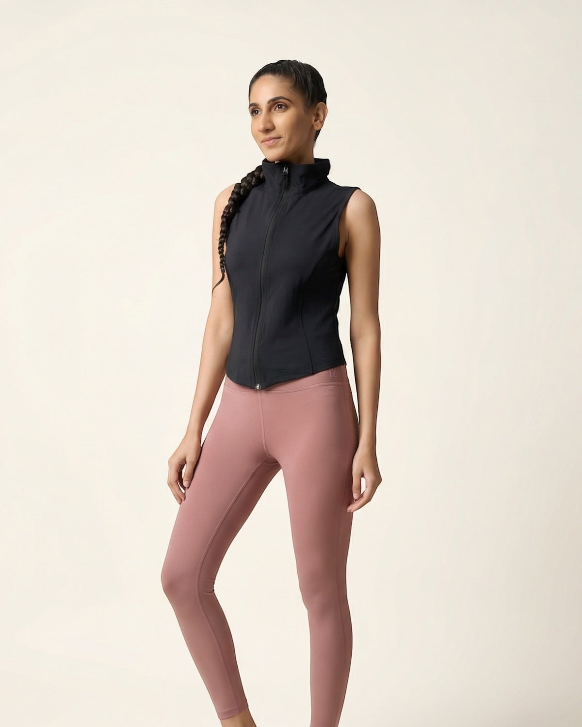 Original Core Sleeveless Jacket (B) | Softretch® Black