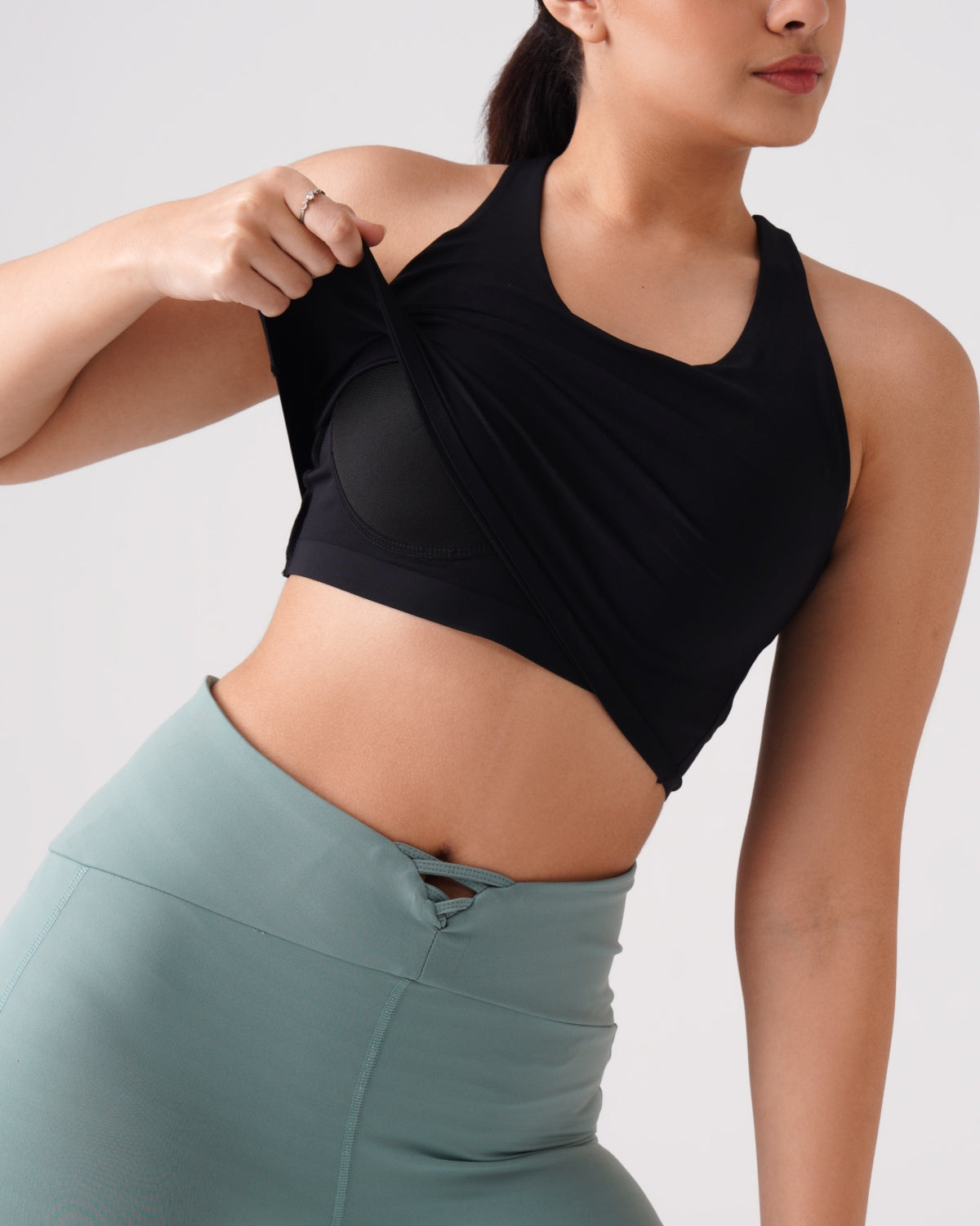 Swoosh Sports Bra Vest | Original Softretch® | bralette | Yoga Top (B)