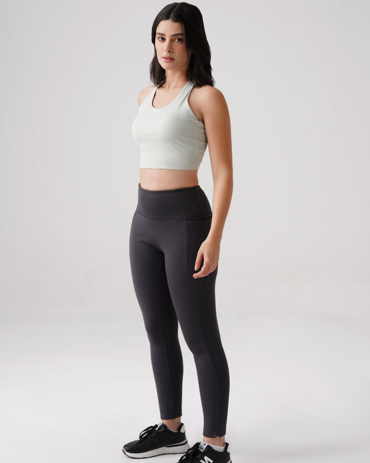 Original Warm-strech Leggings with Pockets | Furry Warmth (G)