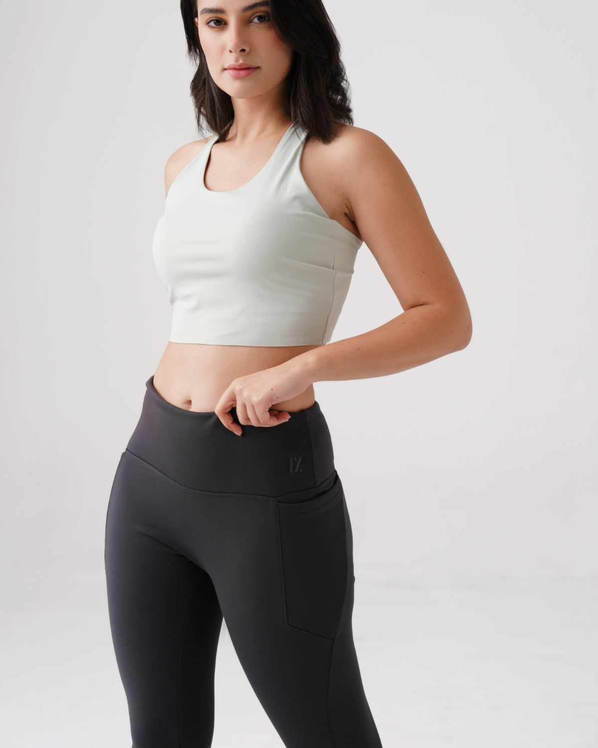 Original Warm-strech Leggings with Pockets | Furry Warmth (G)