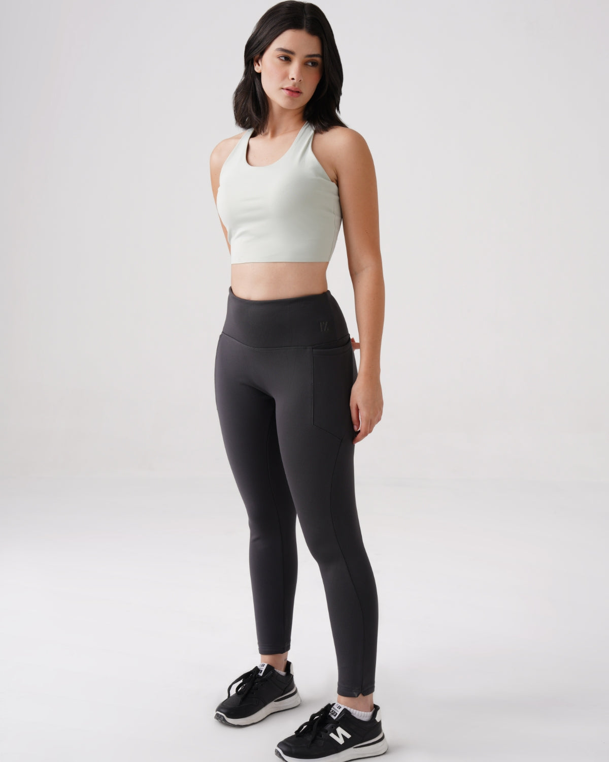 Original Warm-strech Leggings with Pockets | Furry Warmth (G)