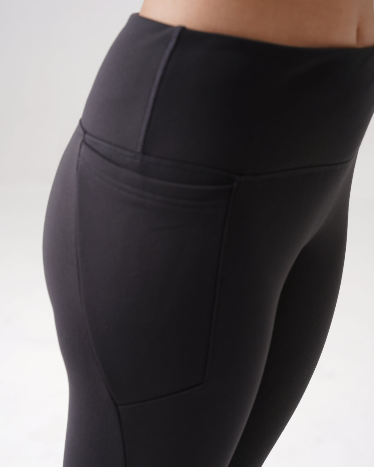 Original Warm-strech Leggings with Pockets | Furry Warmth (G)