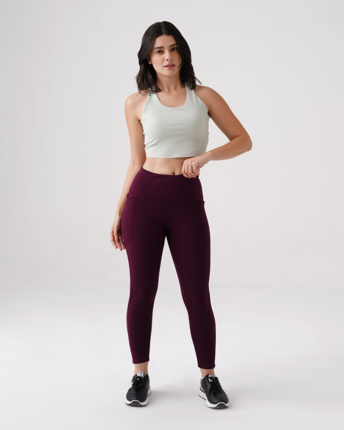 Original Warm-strech Leggings with Pockets | Furry Warmth (WN)