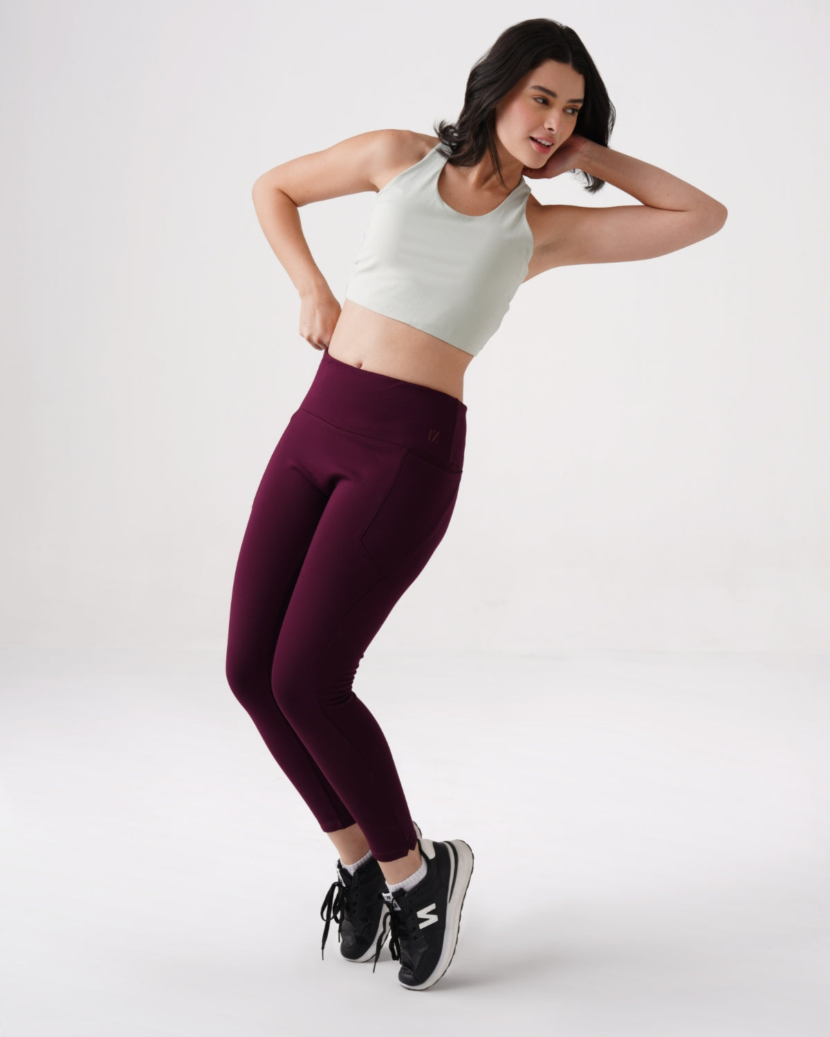 Original Warm-strech Leggings with Pockets | Furry Warmth (WN)