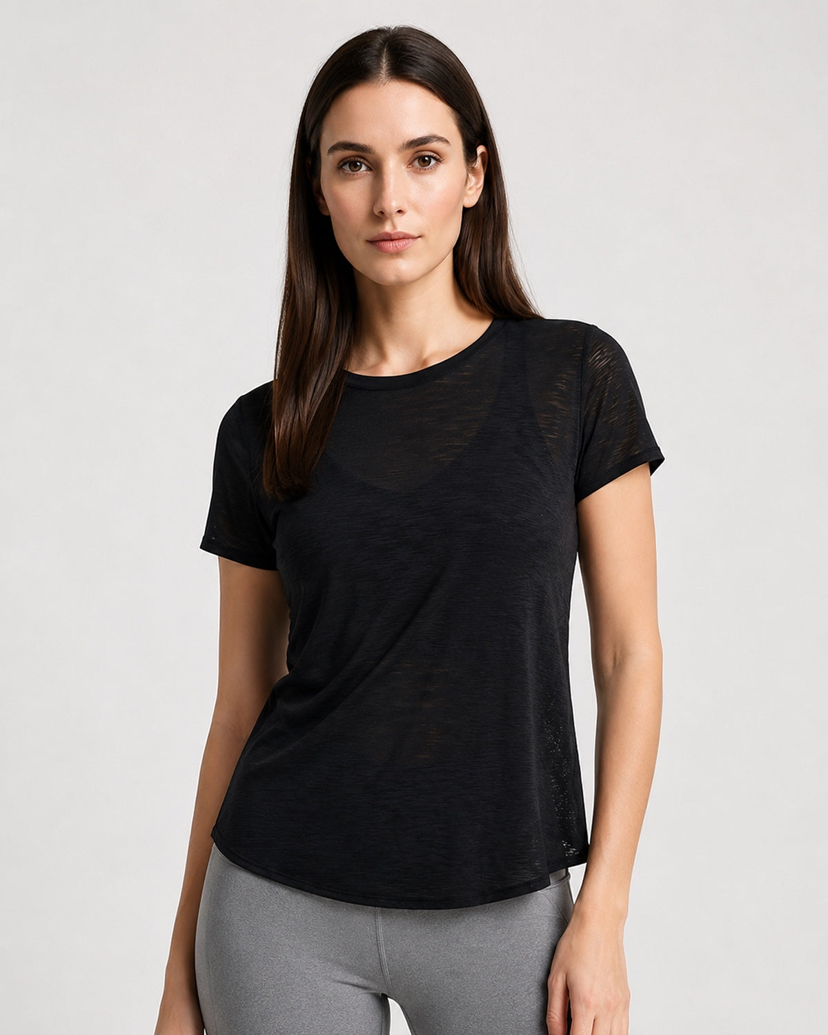 Softretch Cross-Flow Breeze Tee (Black)