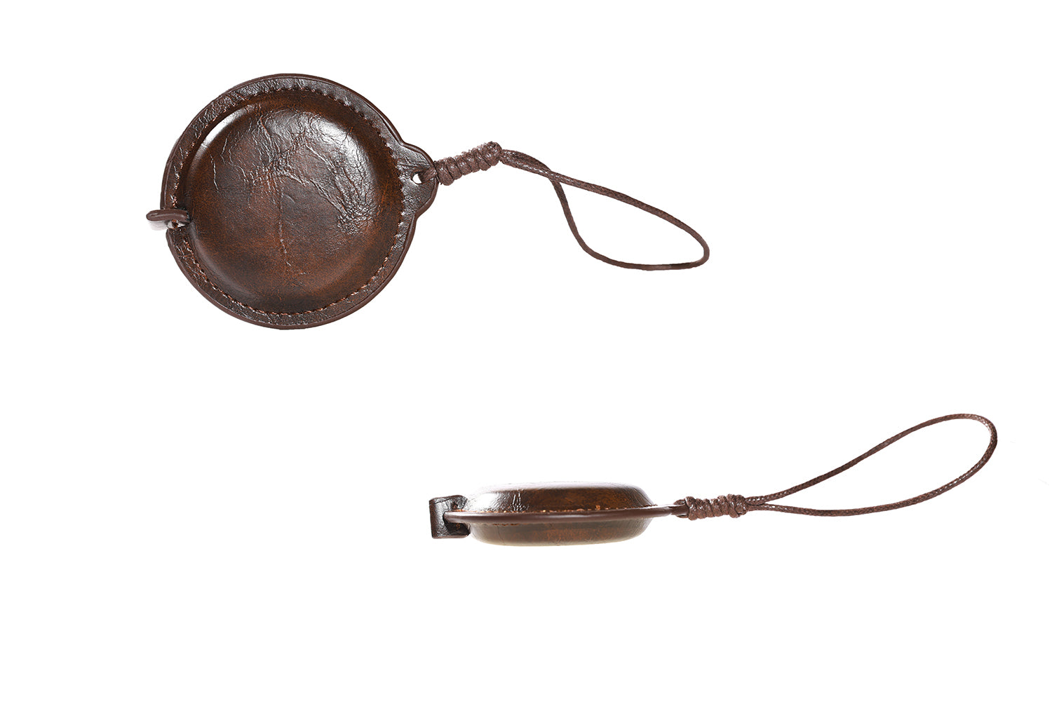 Premium Leather Coated Measuring Tape for Body Measurements – Auto Lock, Retractable, 150 cm / 60 (BROWN)