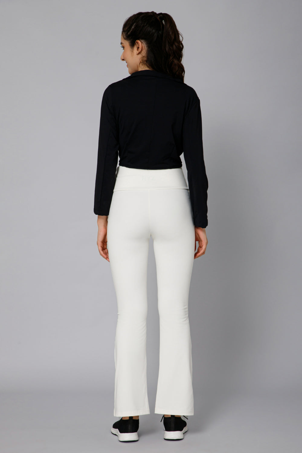 Swoosh Boot Cut Flair Pants (NV) | Original Softretch®