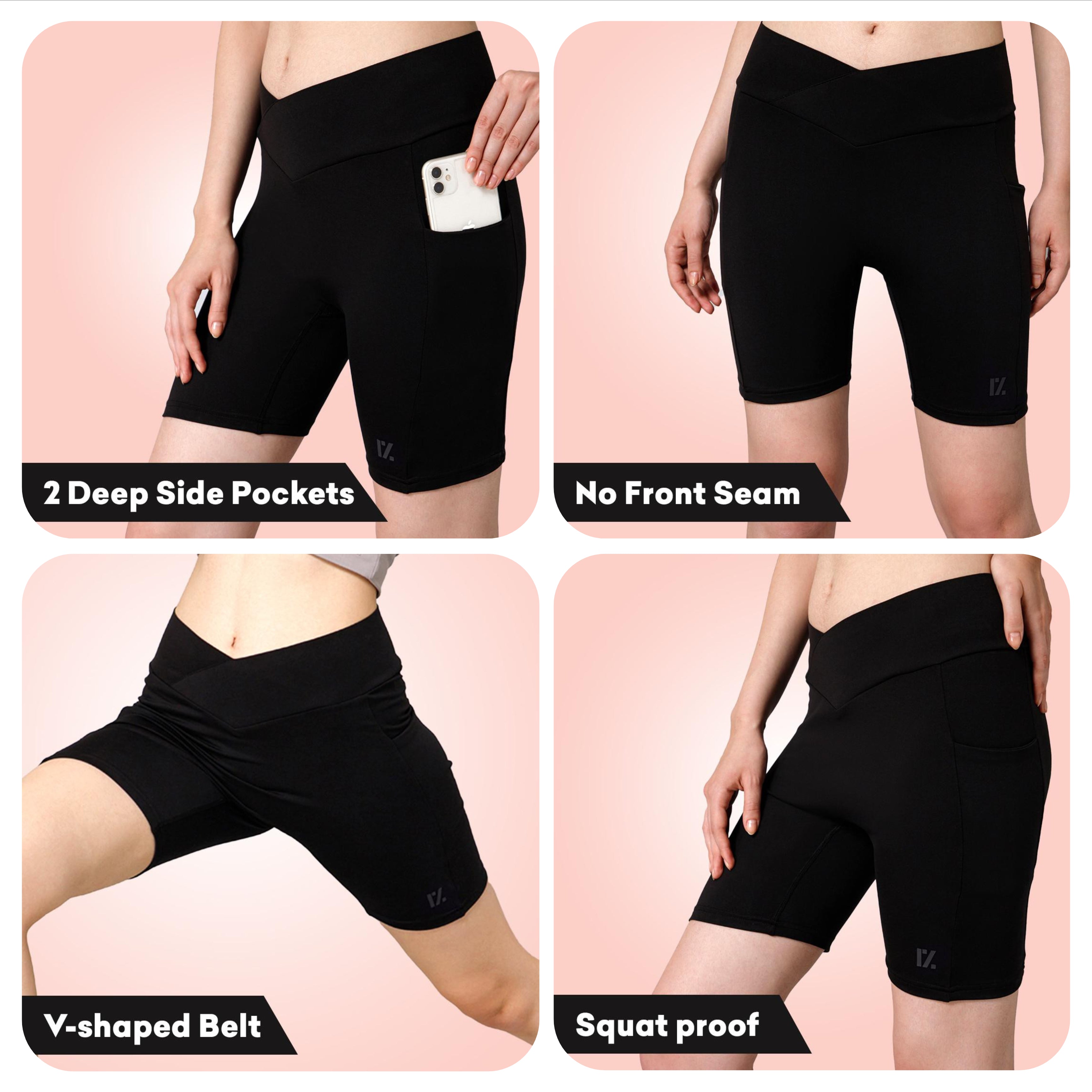 Core Biker Shorts | Cycling Shorts with pockets | Original Softretch®