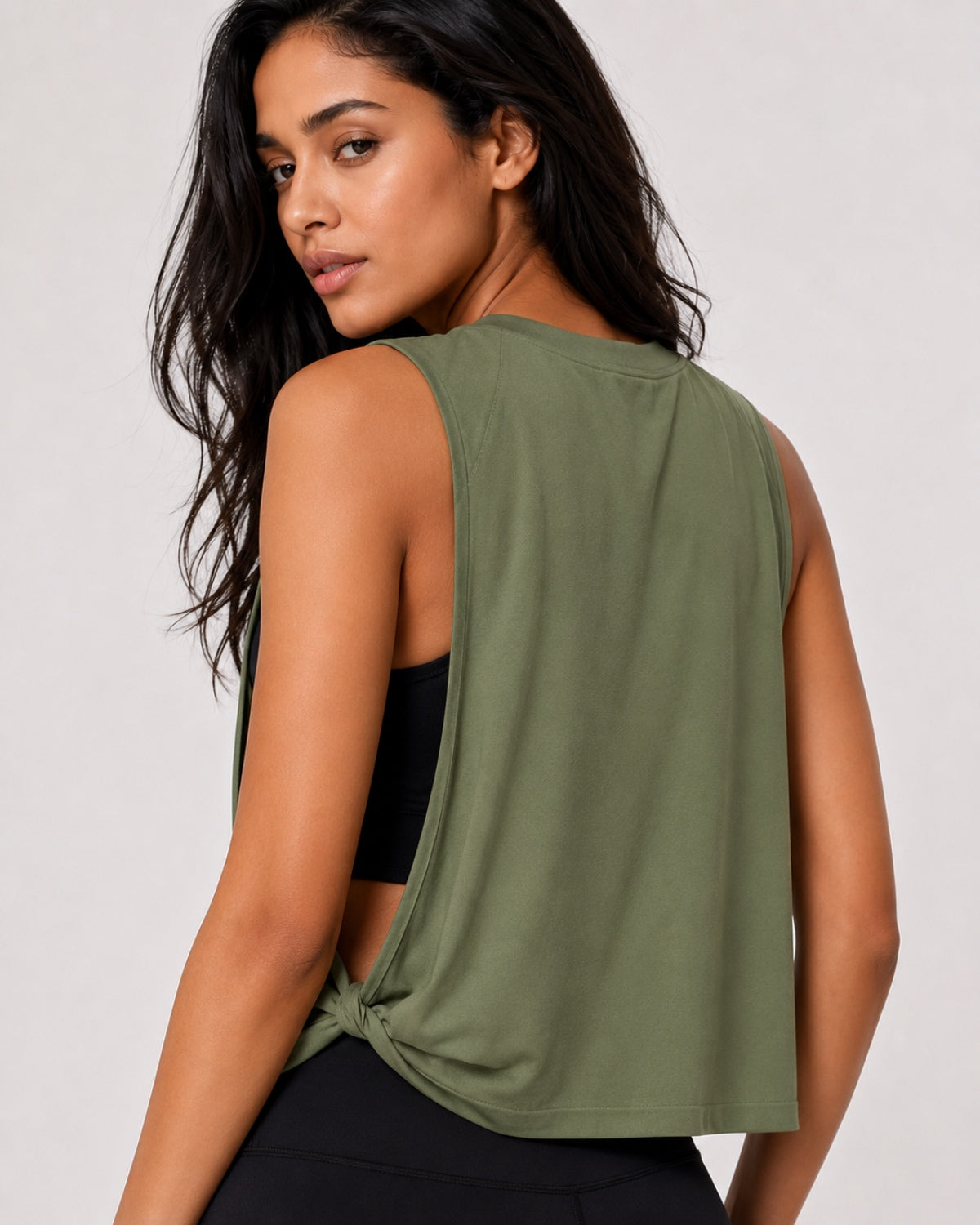 Original Core Layer Tank top | Softretch® (Olive Green)