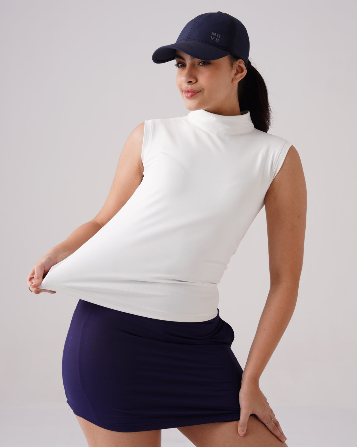 Softretch High-Neck Core Tank (W) | Original Softretch®