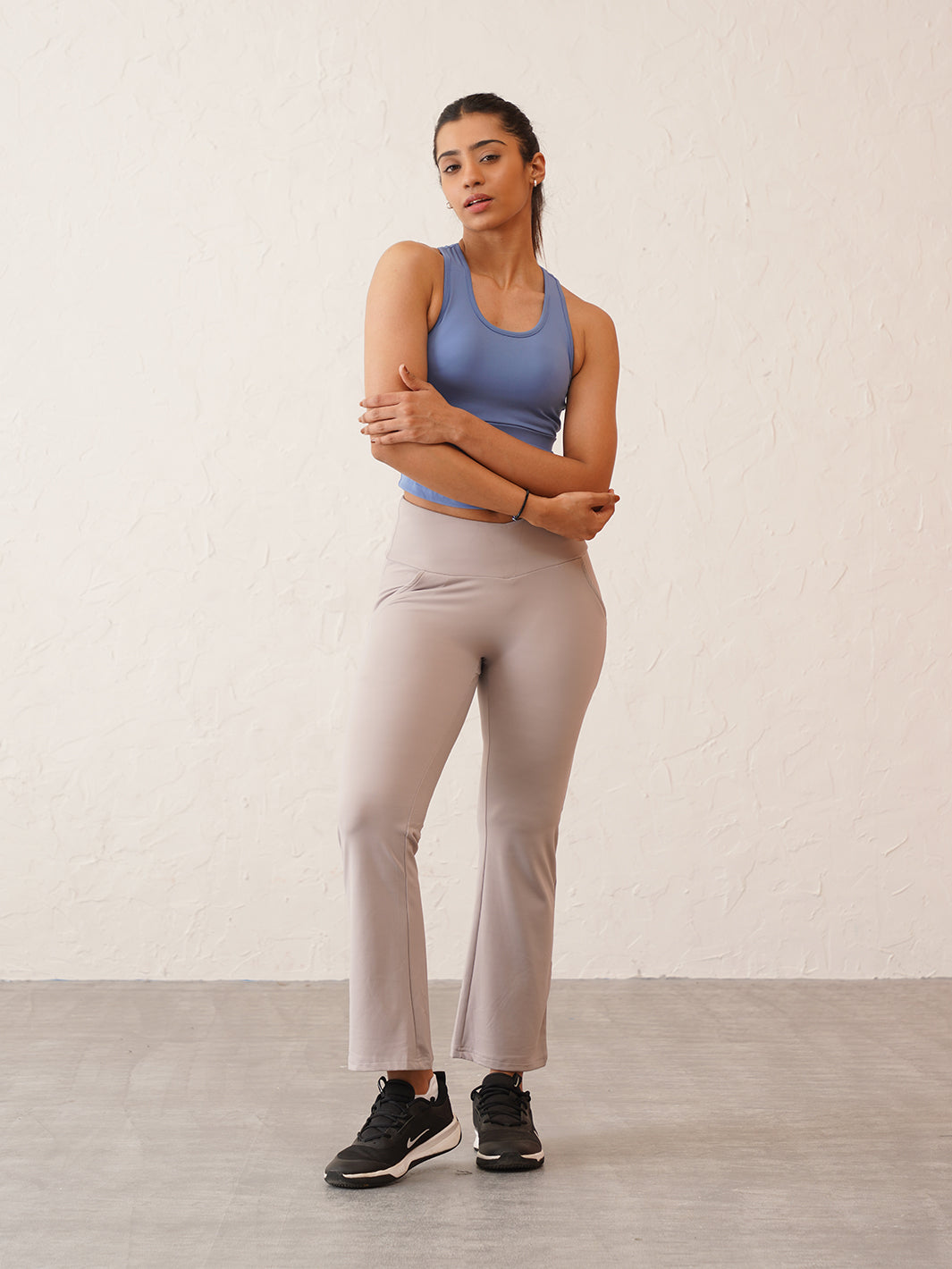 Swoosh Boot Cut Flair Pants (N) | Original Softretch®