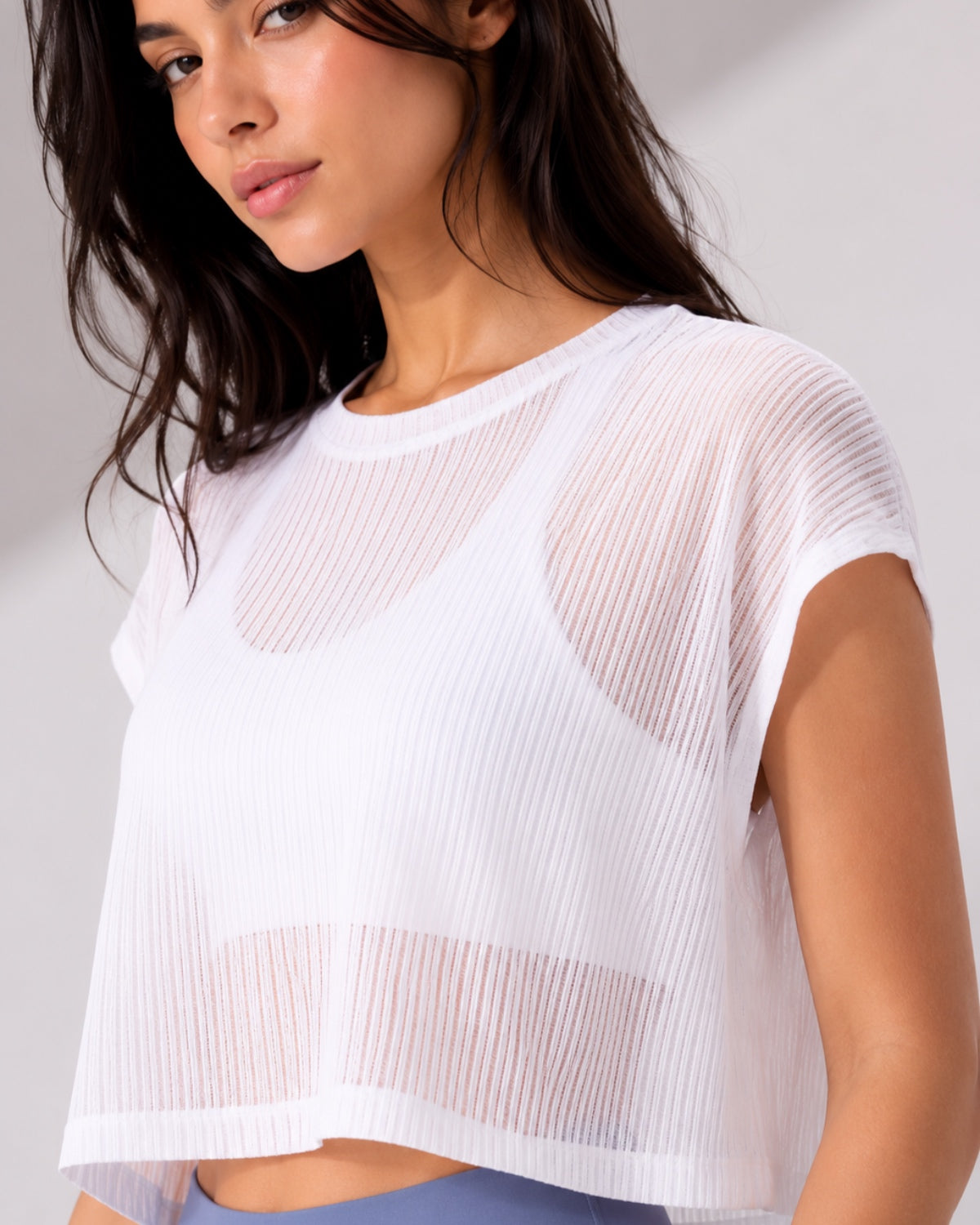 Core Flow Drape-Over Top (White)