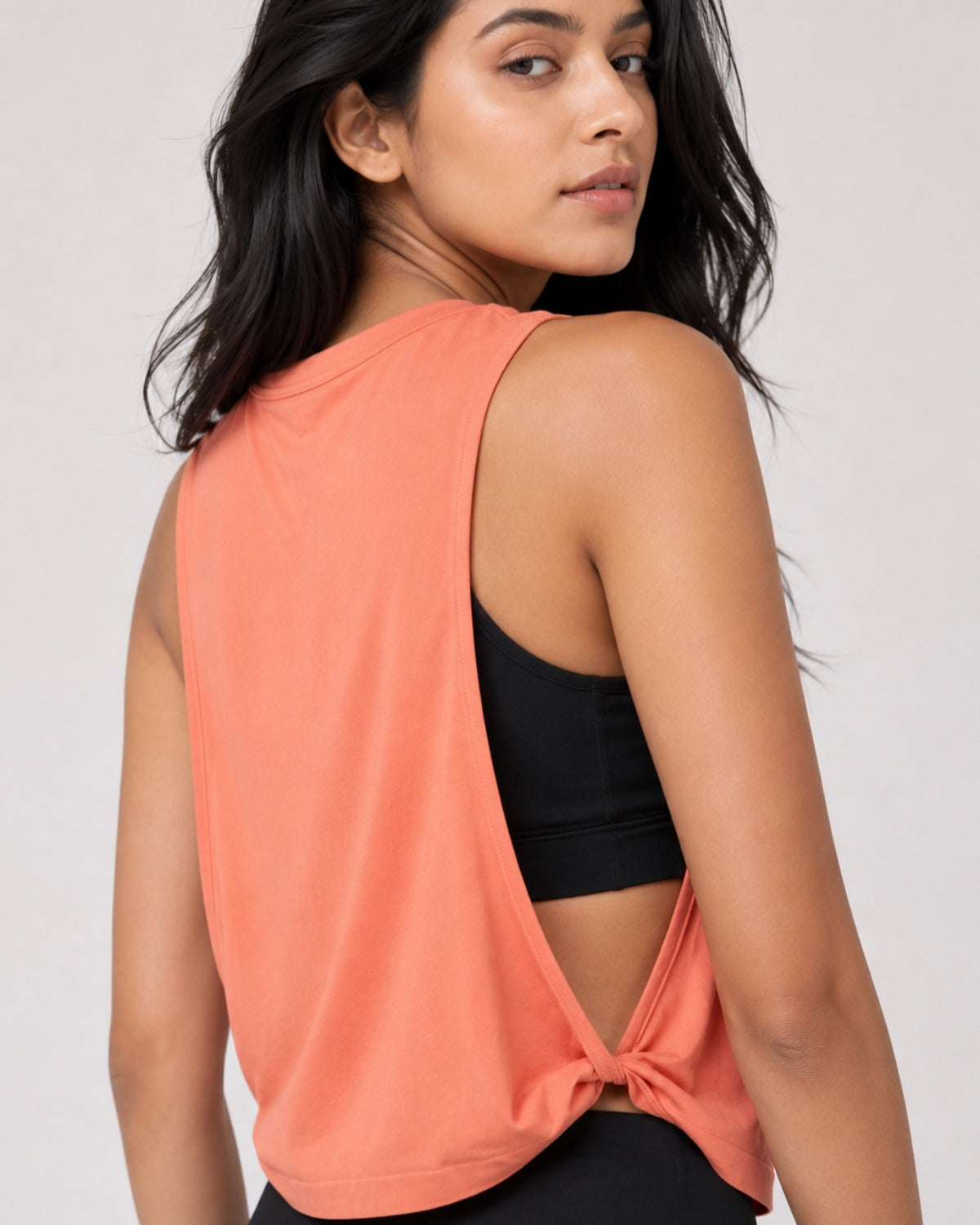 Original Core Layer Tank top | Softretch® (Coral Orange)