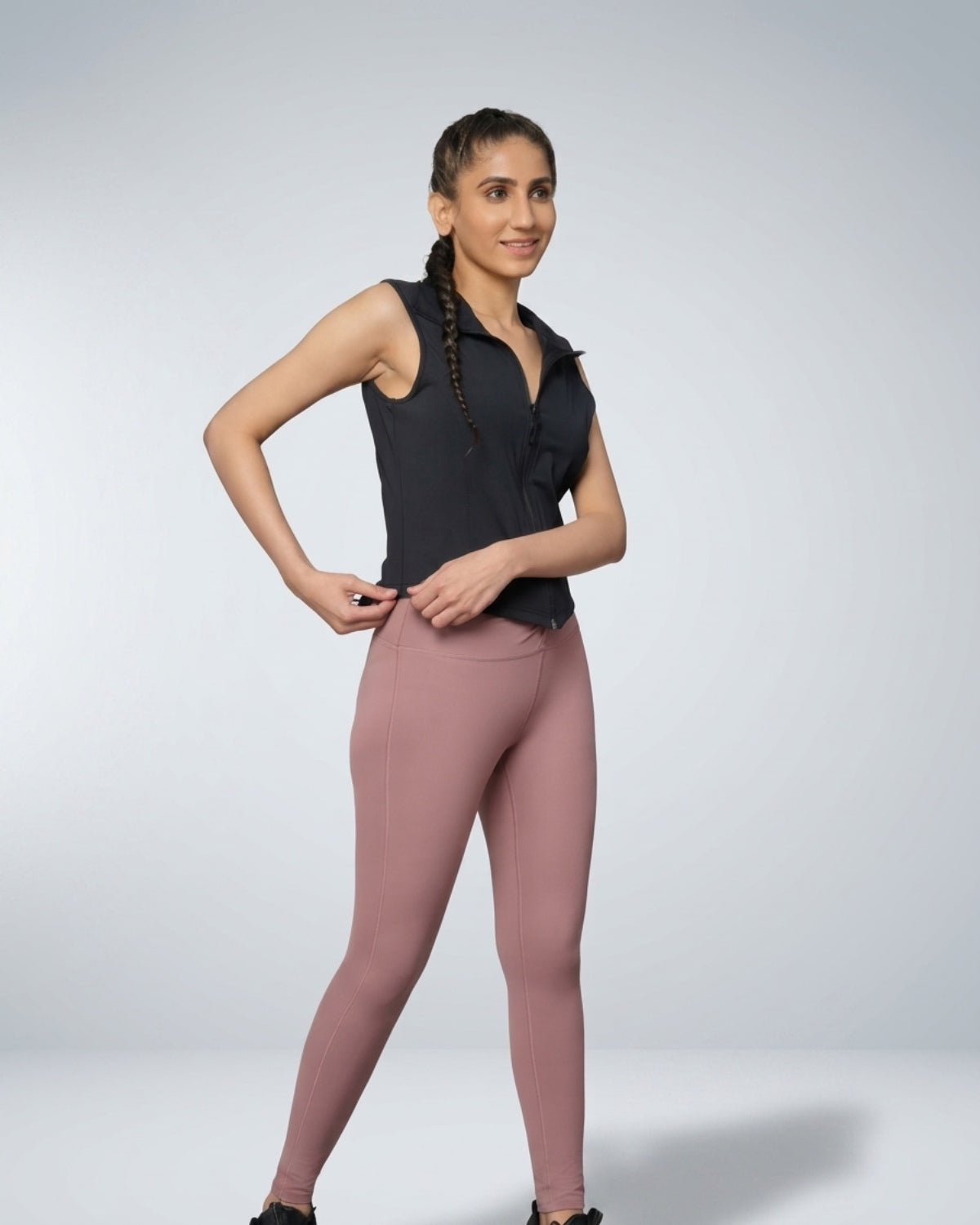 Original Core Sleeveless Jacket (B) | Softretch® Black