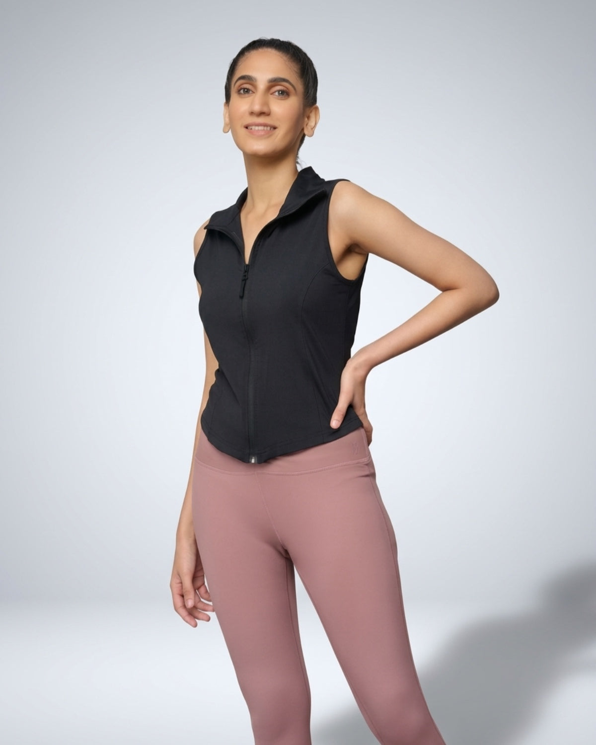 Original Core Sleeveless Jacket (B) | Softretch® Black