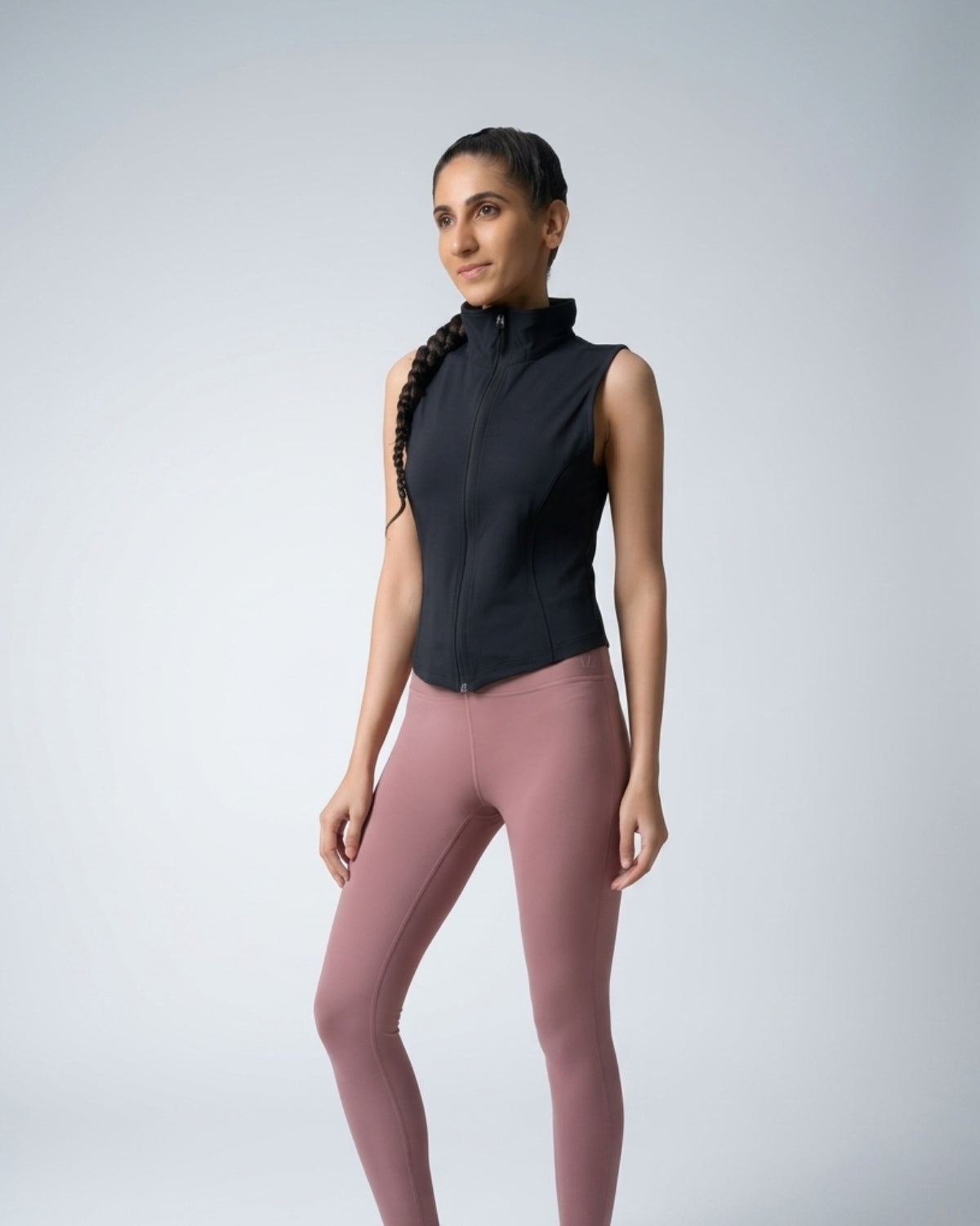 Original Core Sleeveless Jacket (B) | Softretch® Black