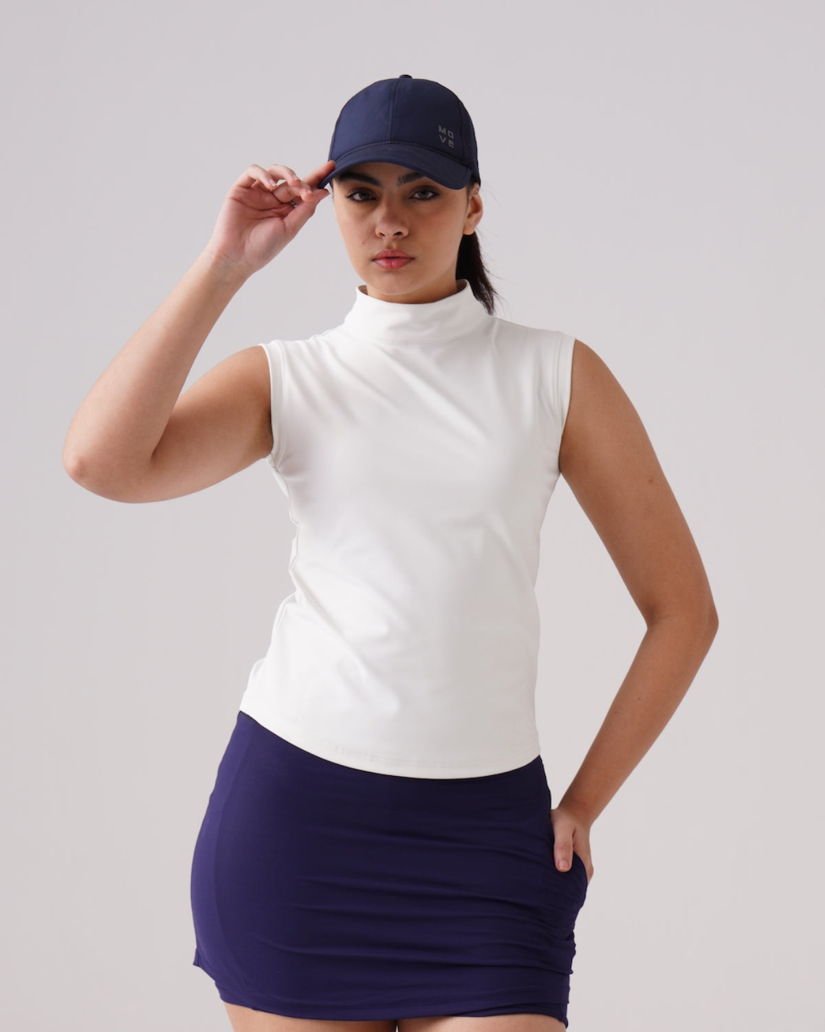 Softretch High-Neck Core Tank (W) | Original Softretch®