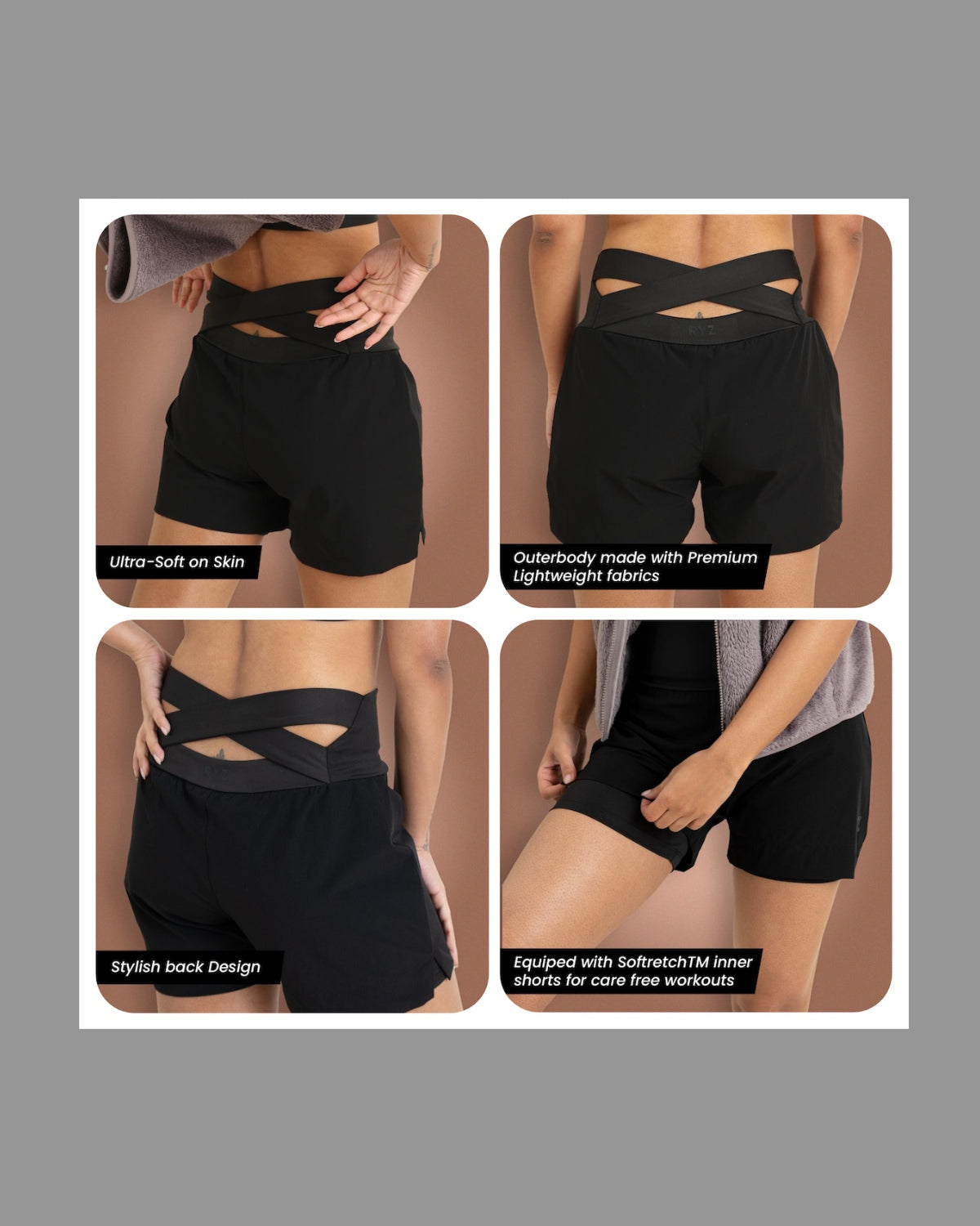 Swoosh Crossbelt Shorts (G)