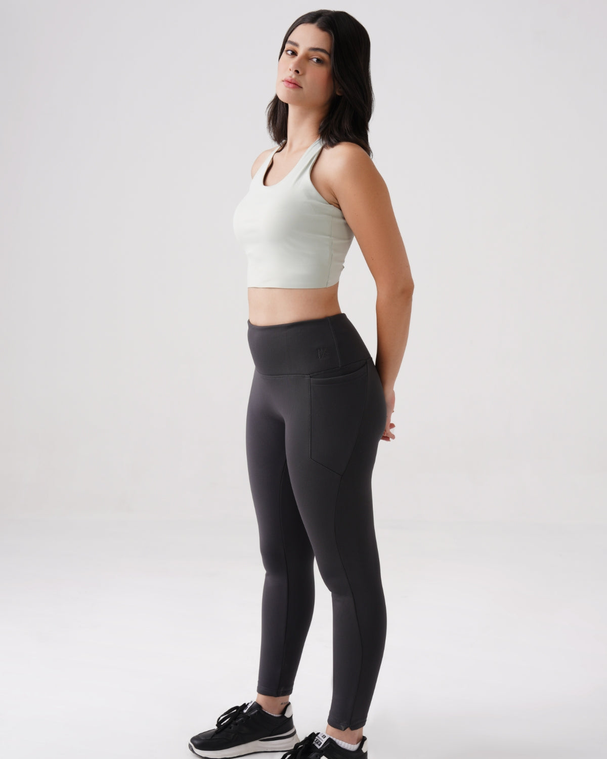 Original Warm-strech Leggings with Pockets | Furry Warmth (G)