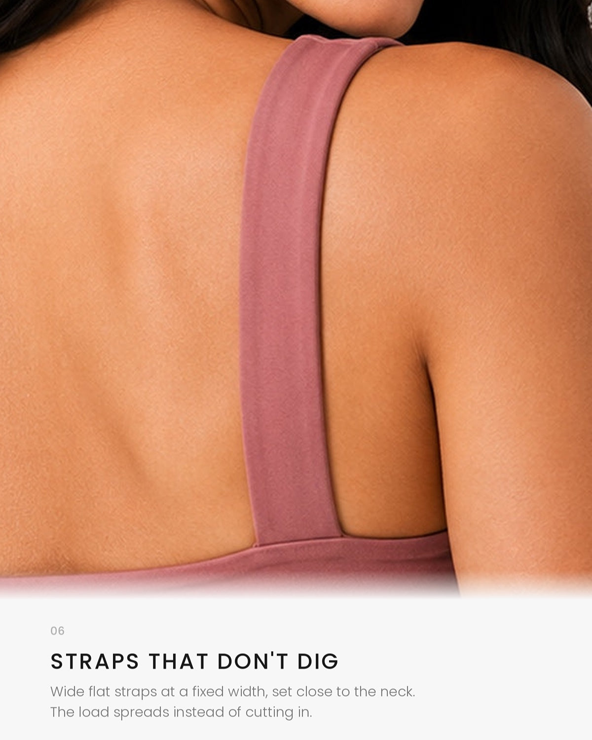 Sculpt Cross-Hem Support Bra Top (Blush Pink)