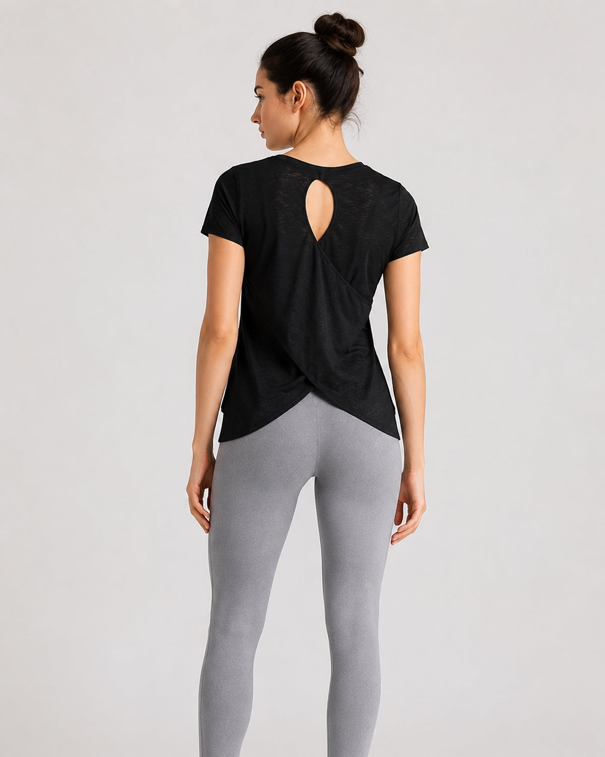 Softretch Cross-Flow Breeze Tee (Black)