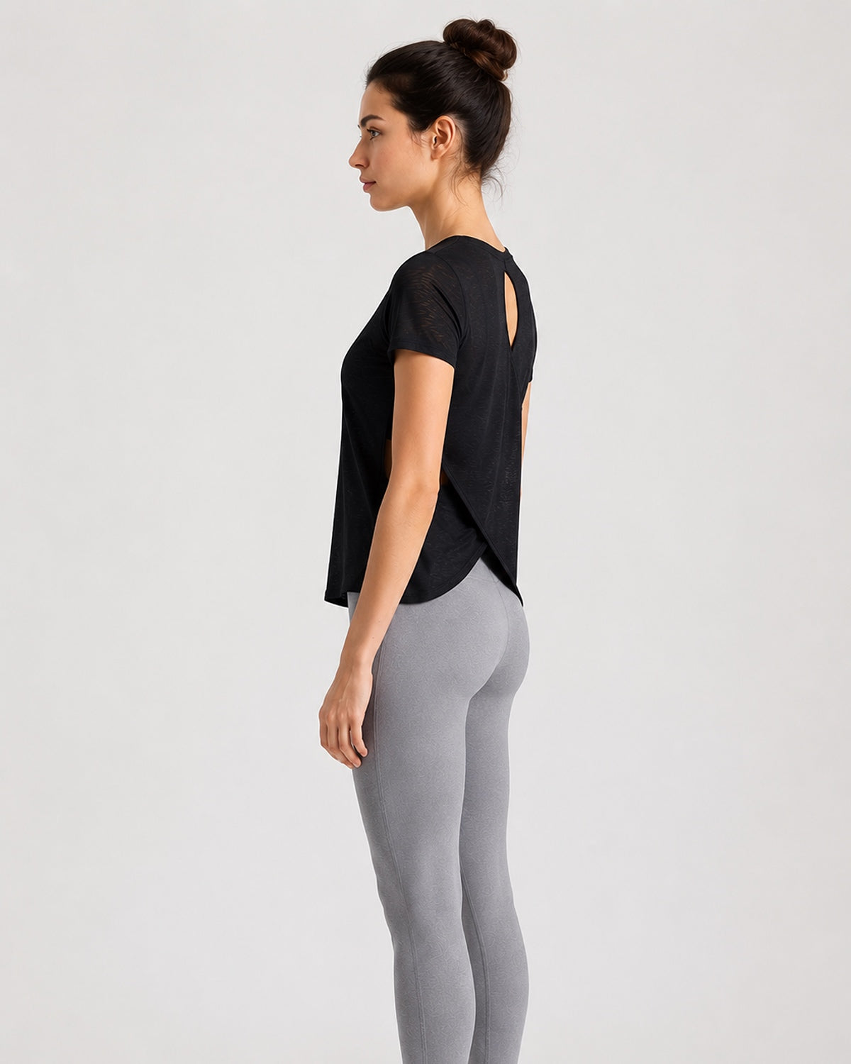 Softretch Cross-Flow Breeze Tee (Black)