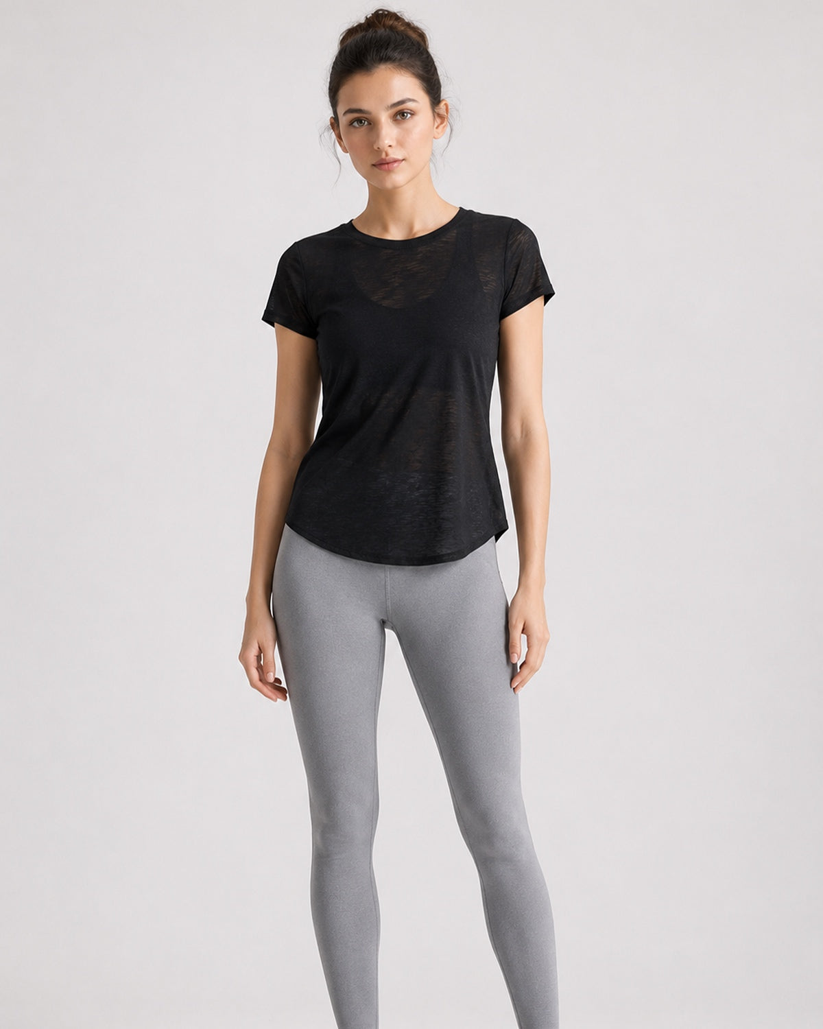 Softretch Cross-Flow Breeze Tee (Black)