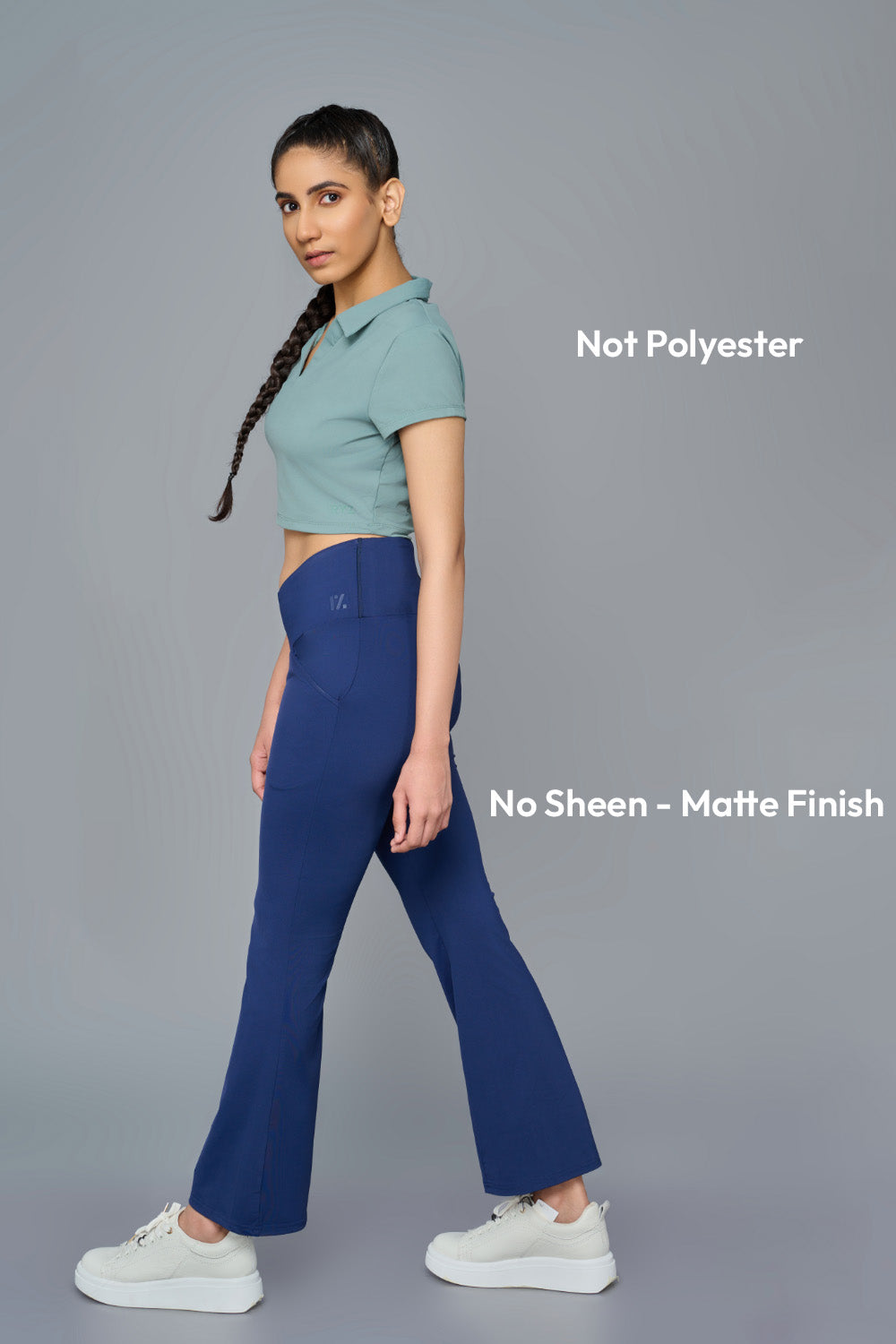Swoosh Boot Cut Flair Pants (NV) | Original Softretch®
