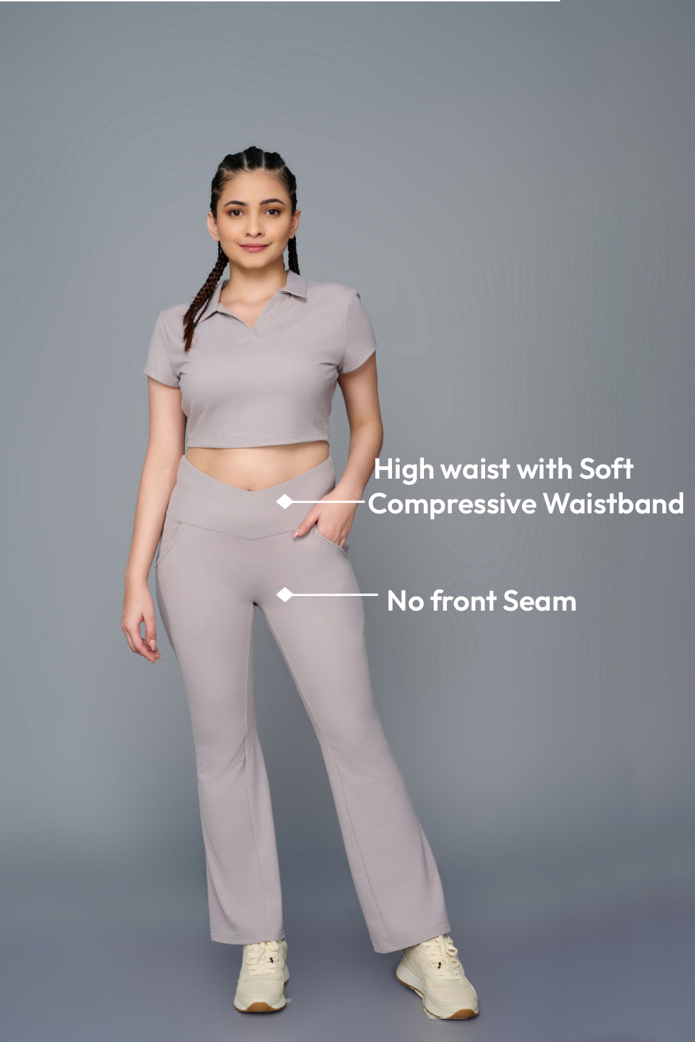 Swoosh Boot Cut Flair Pants (NV) | Original Softretch®