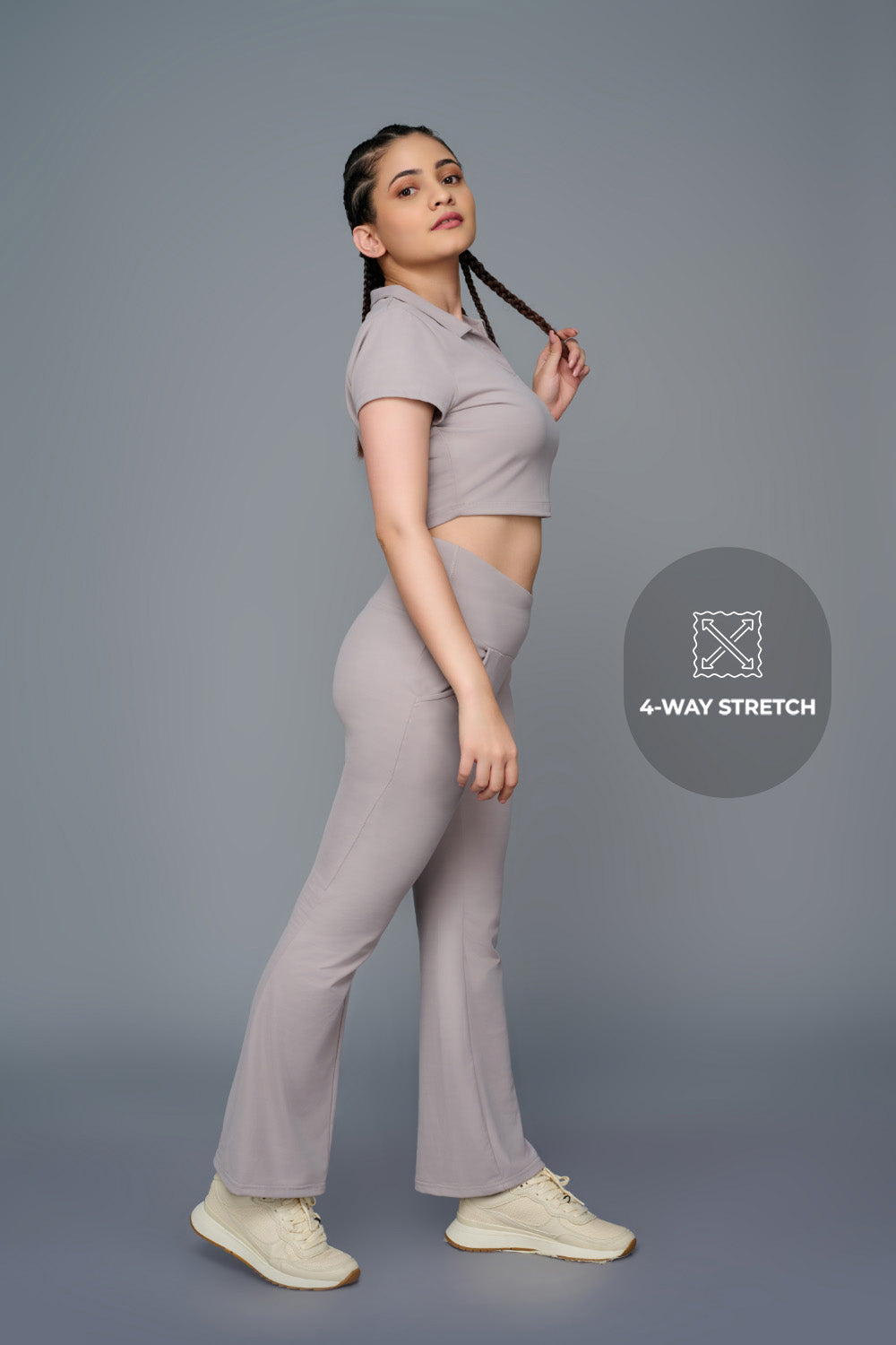 Swoosh Boot Cut Flair Pants (NV) | Original Softretch®